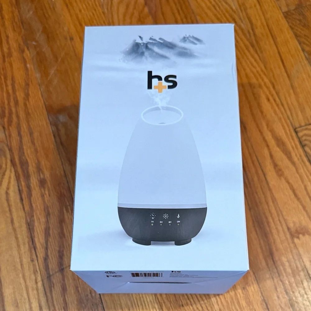Health Smart White and Brown Essential Oil Diffuser